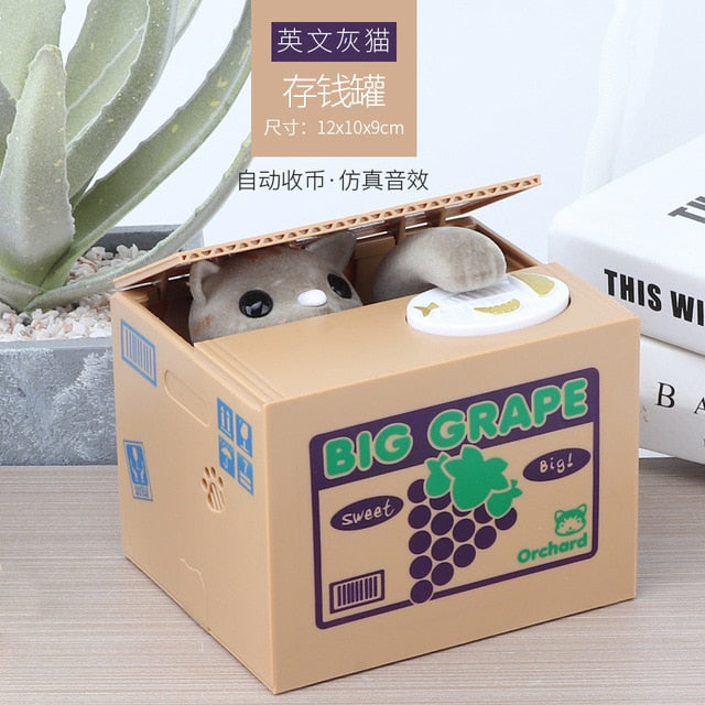 26 Letter Piggy Bank Wooden Coin Money Saving Box Jar Coins Storage Box for Kids Desktop Ornament Home Decor Crafts