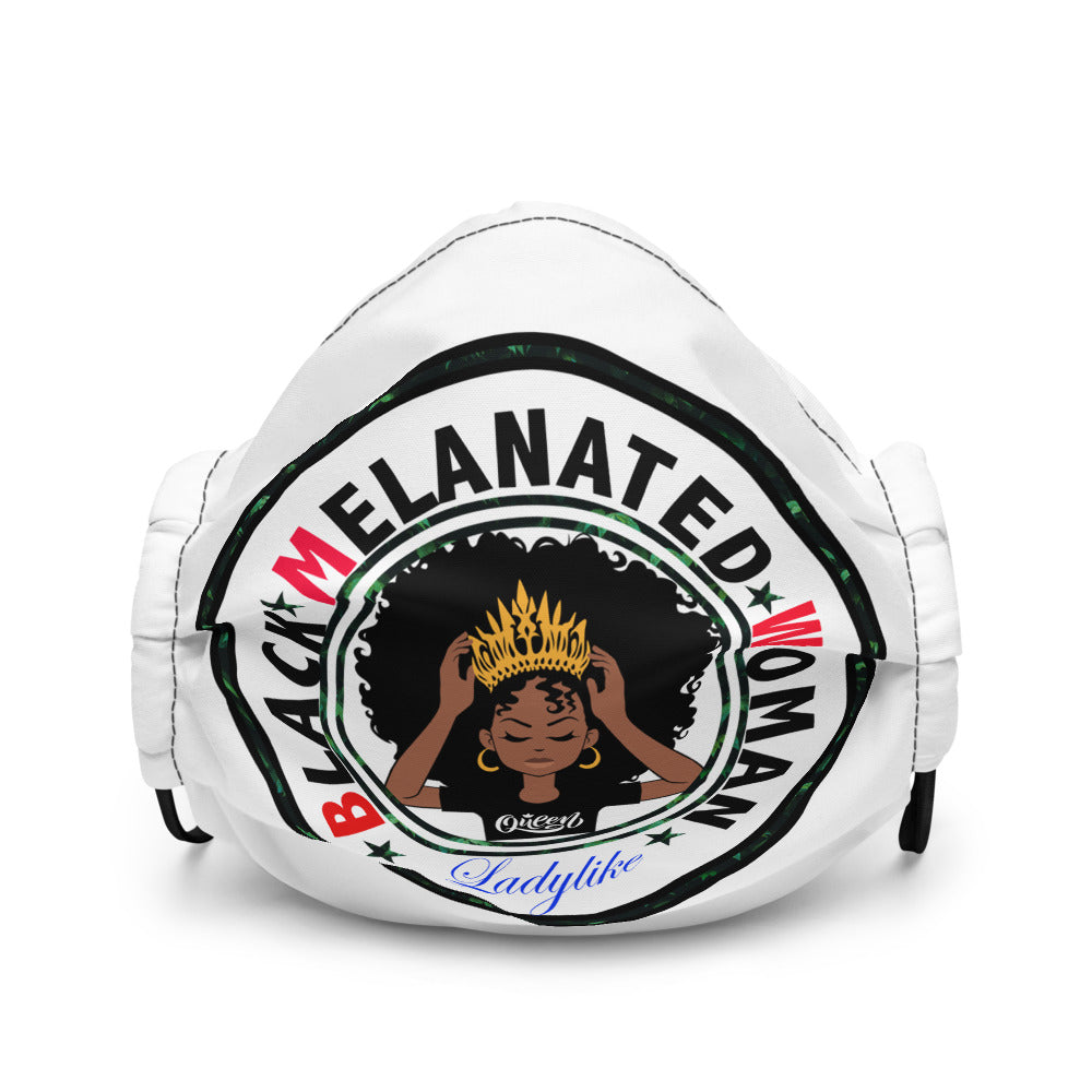 NEW!!!Black Melanated Woman Face Mask!!!
